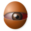 download Am Eyeball Egg clipart image with 0 hue color