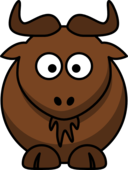 Cartoon Gnu