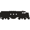 download F7a Diesel Locomotive clipart image with 45 hue color