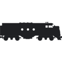 download F7a Diesel Locomotive clipart image with 225 hue color