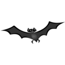 download Bat 2 Remix clipart image with 180 hue color
