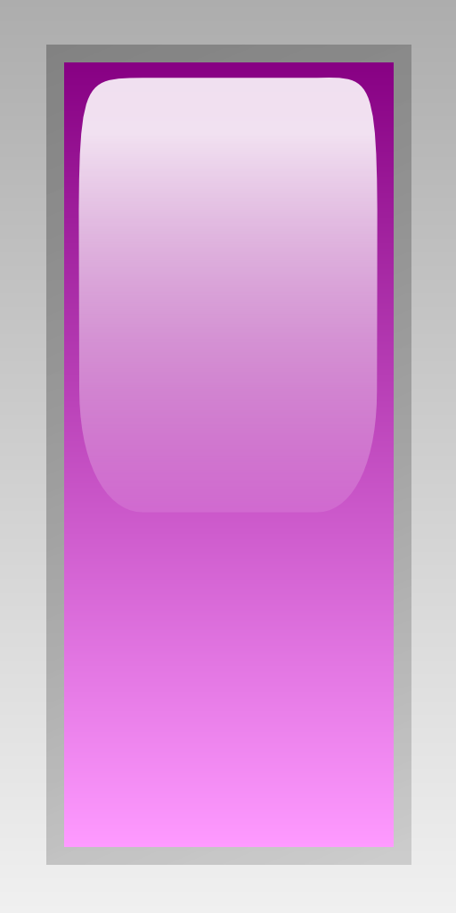 Led Rectangular V Purple