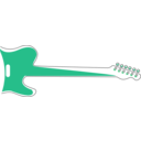 download My Guitar clipart image with 315 hue color