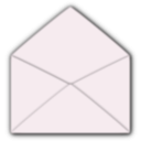 download Open Envelope clipart image with 270 hue color