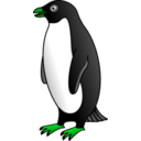 download Adelie Penguin clipart image with 90 hue color