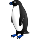 download Adelie Penguin clipart image with 180 hue color
