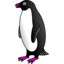 download Adelie Penguin clipart image with 270 hue color