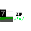 download 7zip Classic Vhd clipart image with 315 hue color