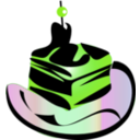 download Cake Icon clipart image with 90 hue color