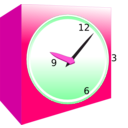 download Analog Alarm Clock clipart image with 315 hue color