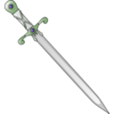 download Long Sword clipart image with 45 hue color