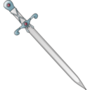 download Long Sword clipart image with 135 hue color