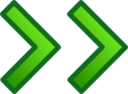 Green Double Arrows Set