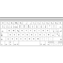 download Mackeyboard Sp clipart image with 90 hue color