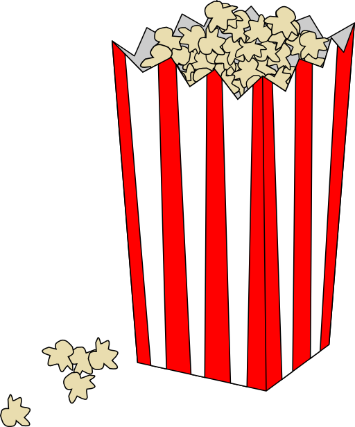 free clipart popcorn bag - photo #15