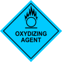 download Oxidizing Agent Sign clipart image with 135 hue color