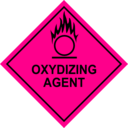 download Oxidizing Agent Sign clipart image with 270 hue color