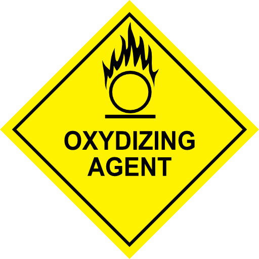 Oxidizing Agent Sign