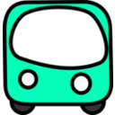 download Funny Bus clipart image with 135 hue color