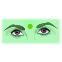 download Eyes By Netalloy clipart image with 90 hue color