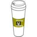 download Simple Cartoon Coffee Cup clipart image with 315 hue color