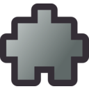 download Icon Puzzle2 Grey clipart image with 90 hue color