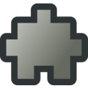 download Icon Puzzle2 Grey clipart image with 0 hue color