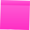 download Yellow Post It Note clipart image with 270 hue color