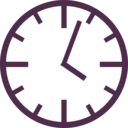 download Simple Clock clipart image with 90 hue color
