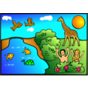 download Creation Scene Complete clipart image with 0 hue color