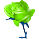 download Red Rose clipart image with 90 hue color