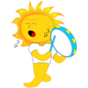 download Mascota Sol clipart image with 0 hue color