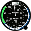 download True Airspeed Indicator clipart image with 90 hue color
