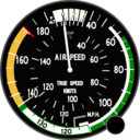 download True Airspeed Indicator clipart image with 0 hue color