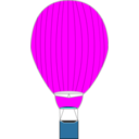 download Hot Air Balloon clipart image with 180 hue color