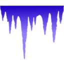 download Icicles clipart image with 45 hue color