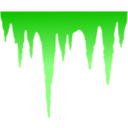 download Icicles clipart image with 270 hue color