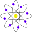 download Atom Model clipart image with 45 hue color