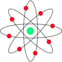 download Atom Model clipart image with 135 hue color
