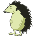 download Hedgehog clipart image with 45 hue color