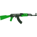 download Ak 47 clipart image with 90 hue color