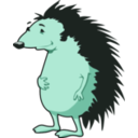 download Hedgehog clipart image with 135 hue color