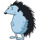 download Hedgehog clipart image with 180 hue color