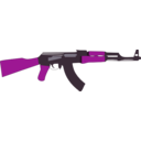 download Ak 47 clipart image with 270 hue color