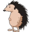 download Hedgehog clipart image with 0 hue color