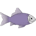 download Generic Fish clipart image with 90 hue color