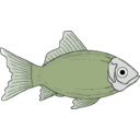 download Generic Fish clipart image with 270 hue color