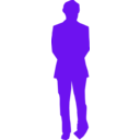 download Suit Man clipart image with 225 hue color