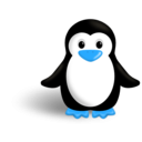 download Little Penguin clipart image with 180 hue color