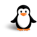 download Little Penguin clipart image with 0 hue color